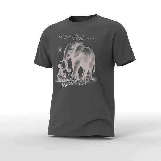 Mitchell&Maria Wild Life Oversized faded t-shirt
