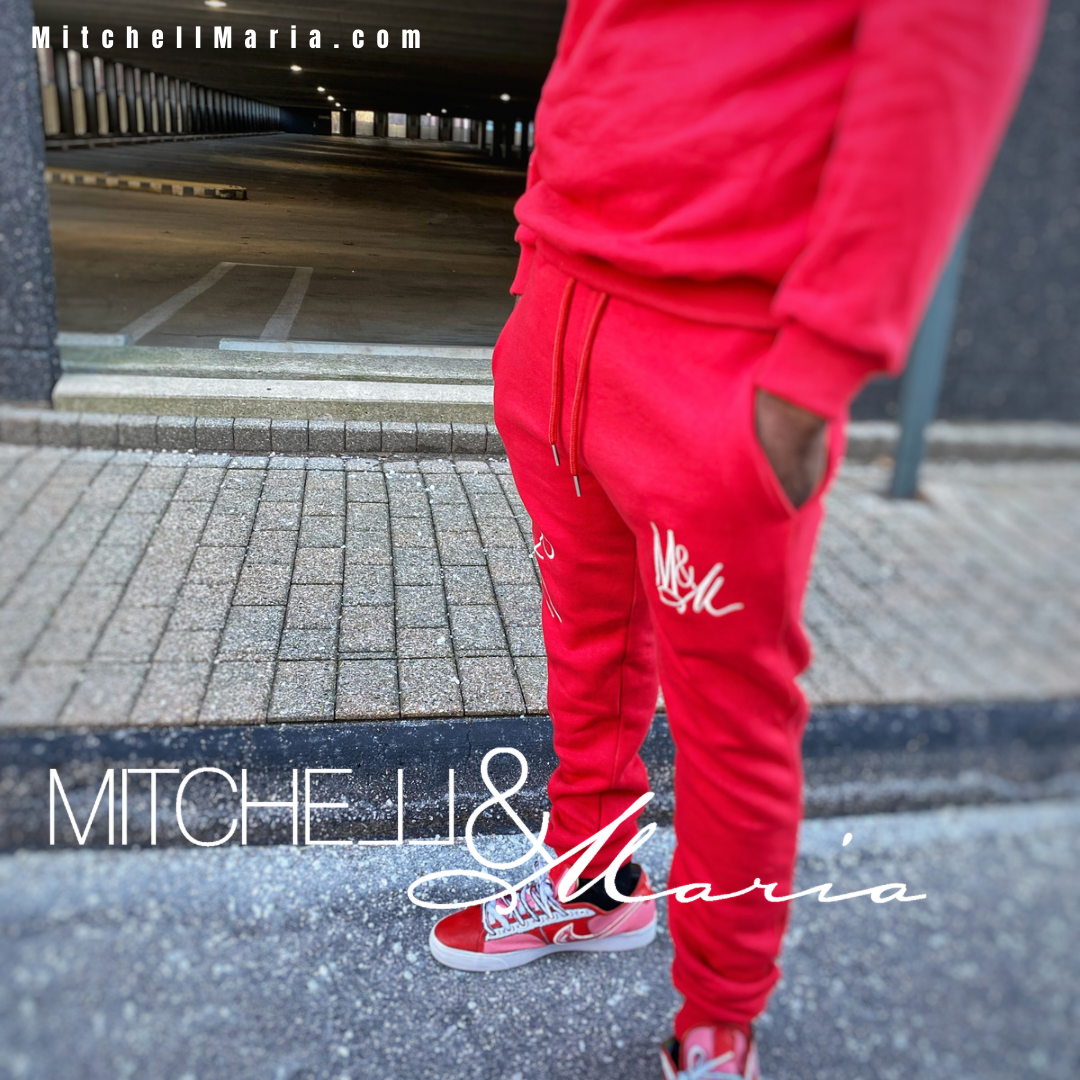 Mitchell&Maria Embroidered Unisex Jogger Set. (Pre-Order)