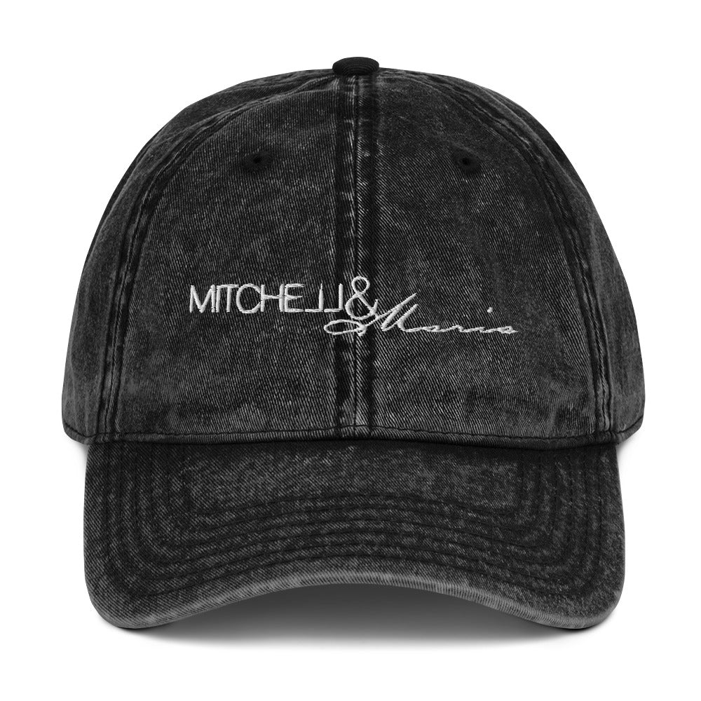 Embroidered Mitchell&Maria Vintage Cotton Twill Cap