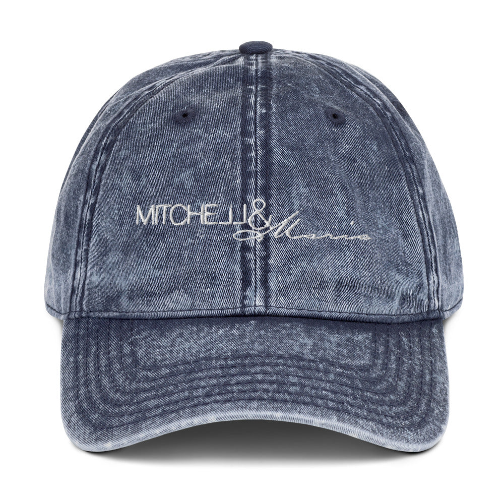Embroidered Mitchell&Maria Vintage Cotton Twill Cap